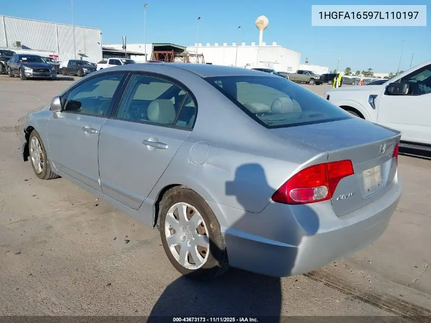 1HGFA16597L110197 2007 Honda Civic Lx