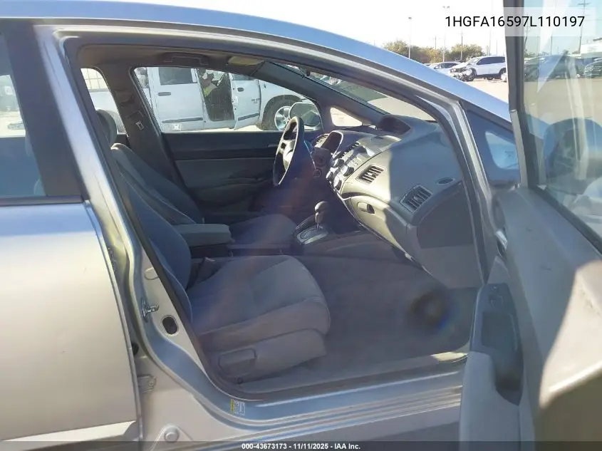 1HGFA16597L110197 2007 Honda Civic Lx