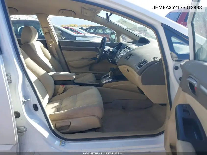 JHMFA36217S013838 2007 Honda Civic Hybrid