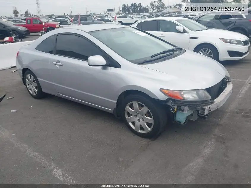 2HGFG12647H537460 2007 Honda Civic Lx
