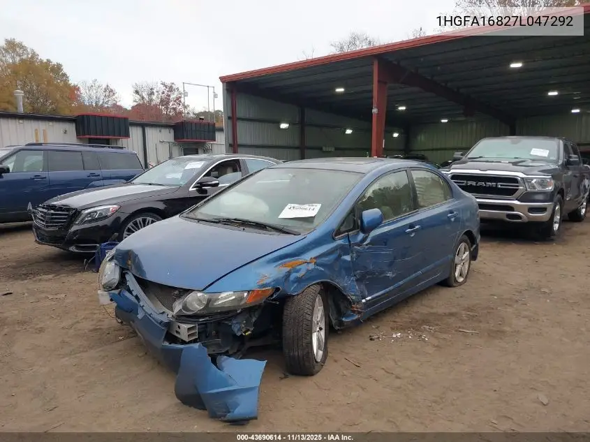 1HGFA16827L047292 2007 Honda Civic Ex