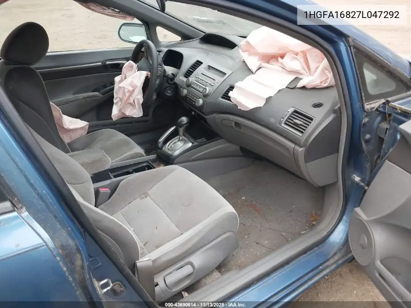1HGFA16827L047292 2007 Honda Civic Ex