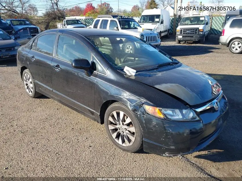 2HGFA16587H305706 2007 Honda Civic Lx