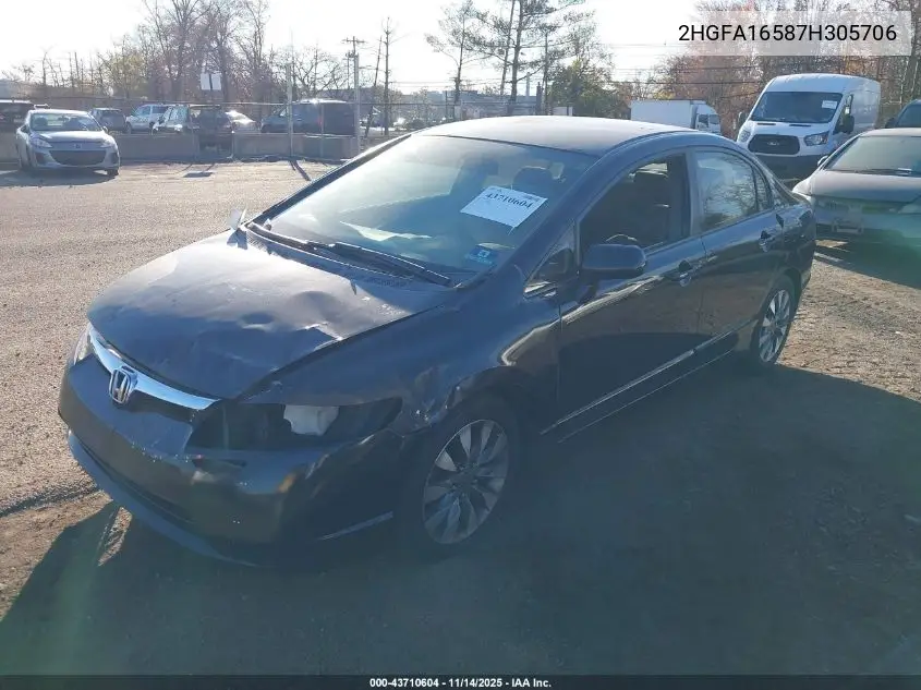 2HGFA16587H305706 2007 Honda Civic Lx