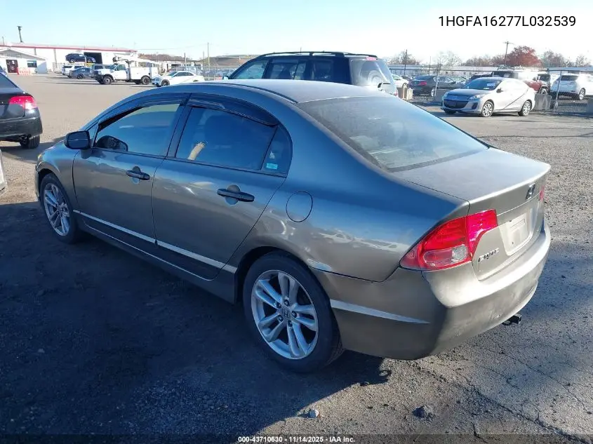 1HGFA16277L032539 2007 Honda Civic Dx