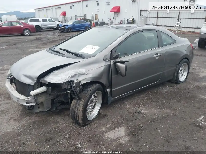 2HGFG128X7H505775 2007 Honda Civic Ex