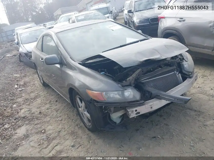 2HGFG11887H555043 2007 Honda Civic Ex