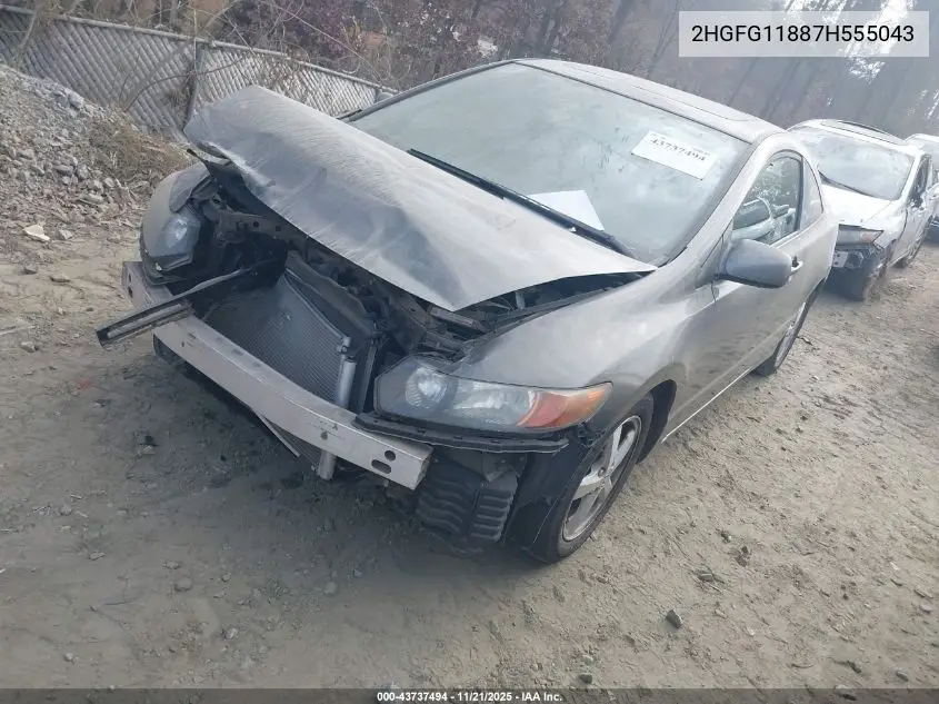 2HGFG11887H555043 2007 Honda Civic Ex