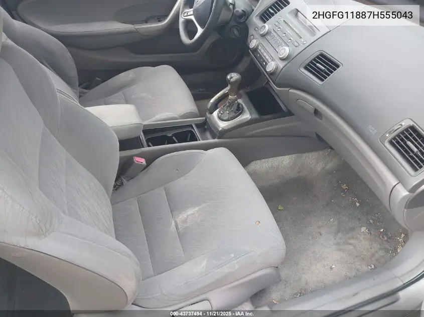 2HGFG11887H555043 2007 Honda Civic Ex