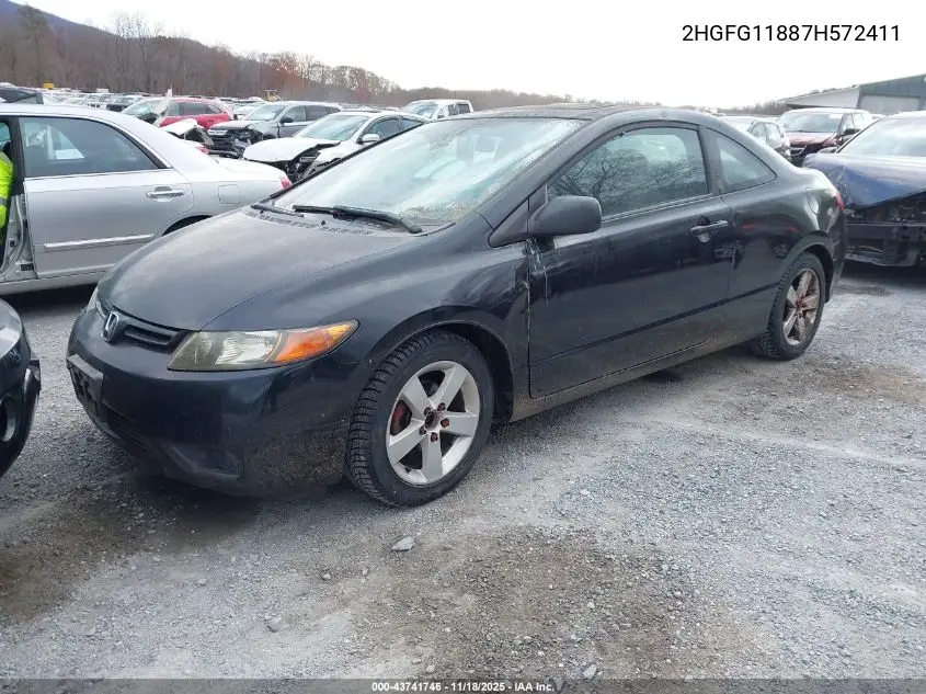 2HGFG11887H572411 2007 Honda Civic Ex