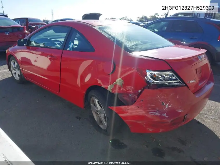 2HGFG12827H529309 2007 Honda Civic Ex