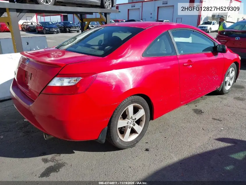 2HGFG12827H529309 2007 Honda Civic Ex