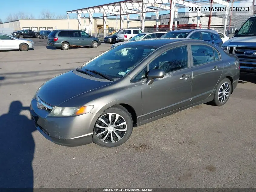2HGFA16587H508773 2007 Honda Civic Lx