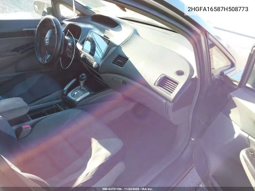 2HGFA16587H508773 2007 Honda Civic Lx