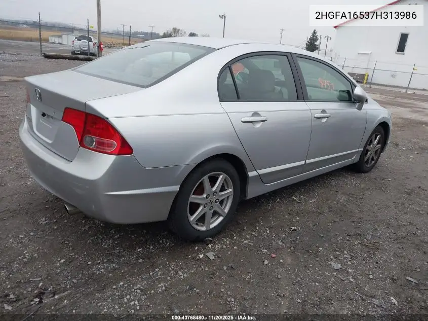 2HGFA16537H313986 2007 Honda Civic Lx