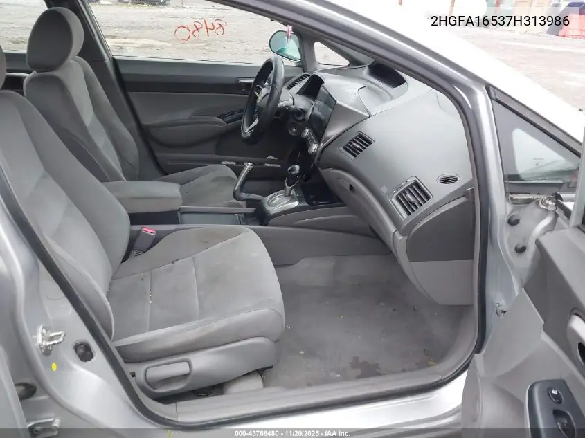 2HGFA16537H313986 2007 Honda Civic Lx