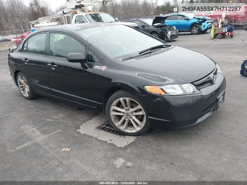 2HGFA555X7H712287 2007 Honda Civic Si