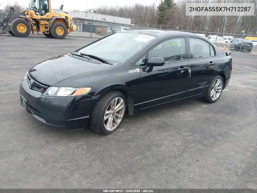 2HGFA555X7H712287 2007 Honda Civic Si