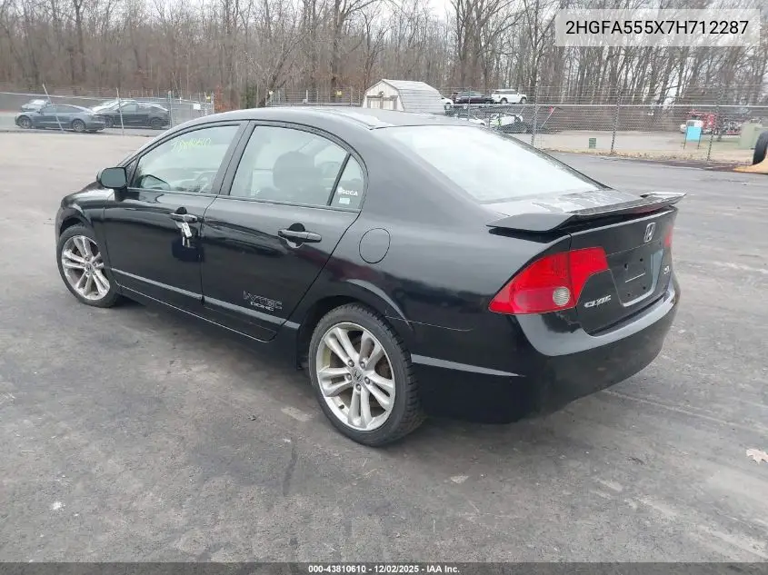 2HGFA555X7H712287 2007 Honda Civic Si