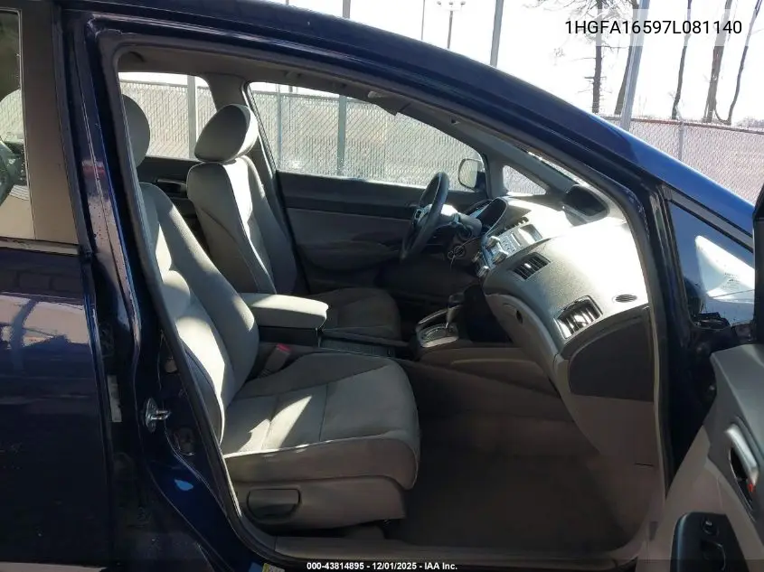1HGFA16597L081140 2007 Honda Civic Lx