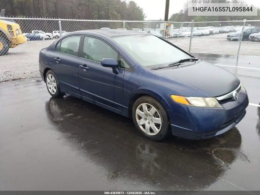 1HGFA16557L095844 2007 Honda Civic Lx