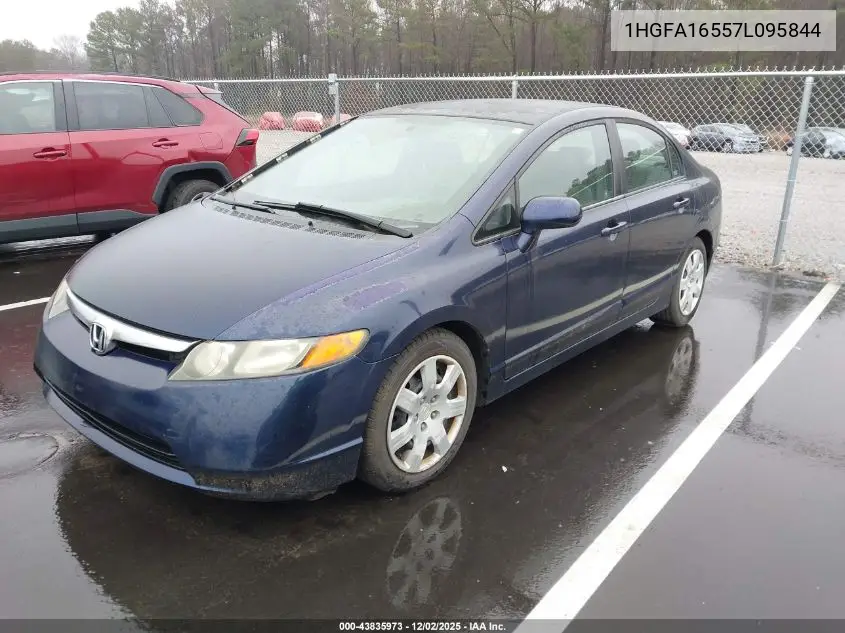 1HGFA16557L095844 2007 Honda Civic Lx
