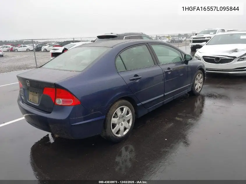 1HGFA16557L095844 2007 Honda Civic Lx