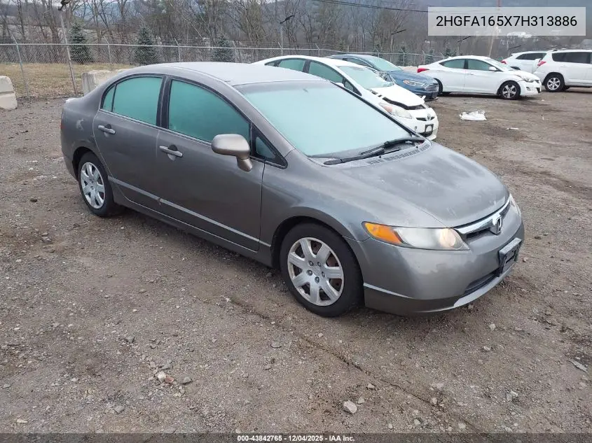 2HGFA165X7H313886 2007 Honda Civic Lx