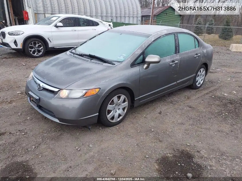 2HGFA165X7H313886 2007 Honda Civic Lx