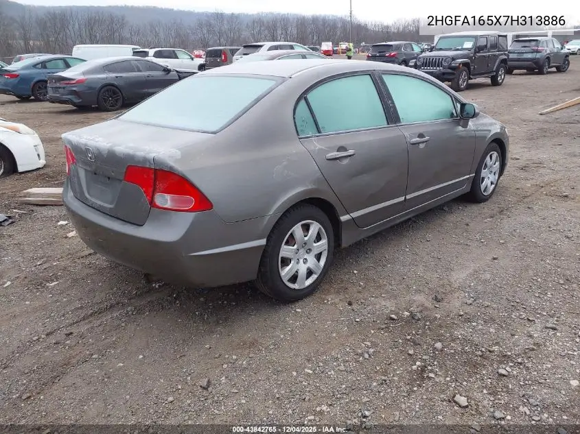 2HGFA165X7H313886 2007 Honda Civic Lx