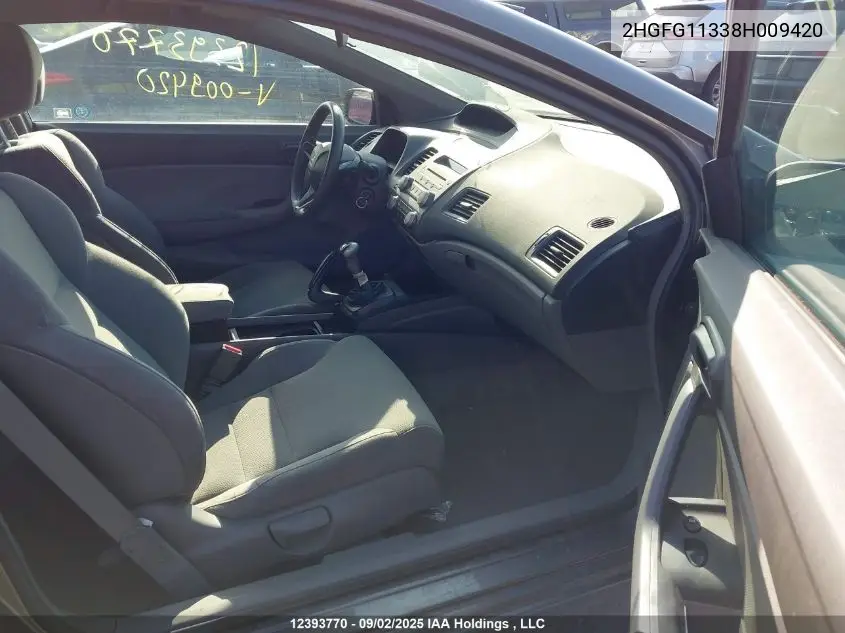 2HGFG11338H009420 2008 Honda Civic Dx-G