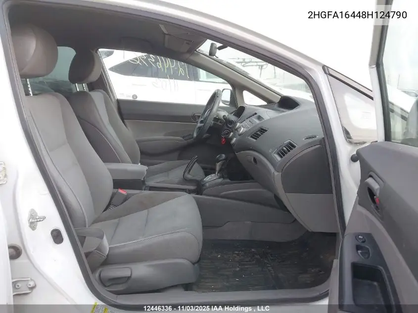 2HGFA16448H124790 2008 Honda Civic Dx-G
