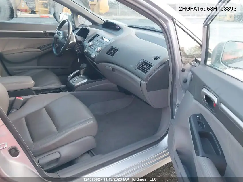 2HGFA16958H103393 2008 Honda Civic Exl