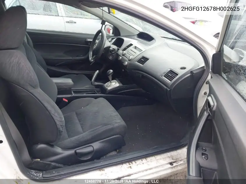 2HGFG12678H002625 2008 Honda Civic