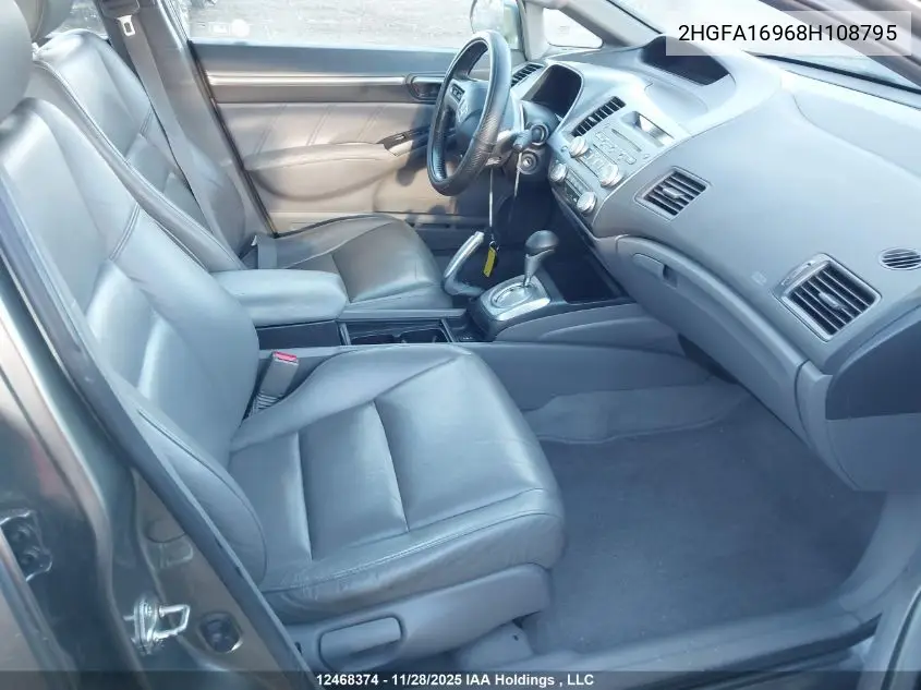 2HGFA16968H108795 2008 Honda Civic Ex-L