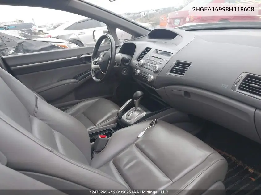 2HGFA16998H118608 2008 Honda Civic Exl