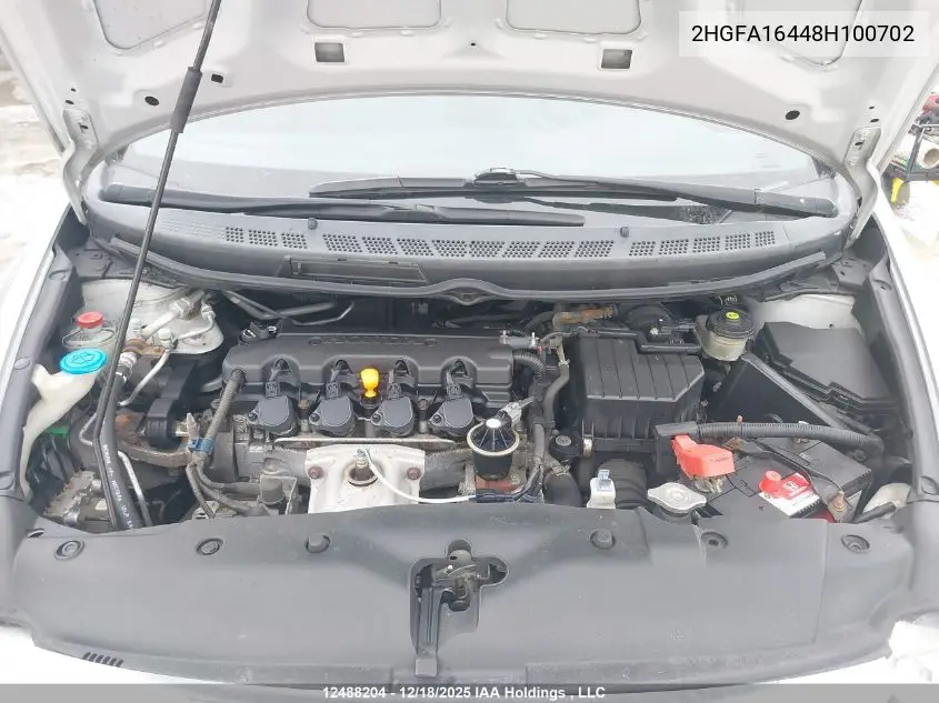 2HGFA16448H100702 2008 Honda Civic Dx-G