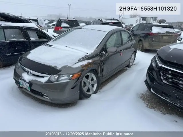 2HGFA16558H101320 2008 Honda Civic Lx