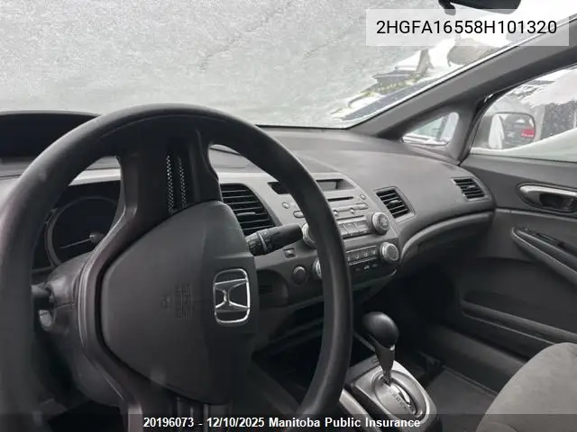 2HGFA16558H101320 2008 Honda Civic Lx