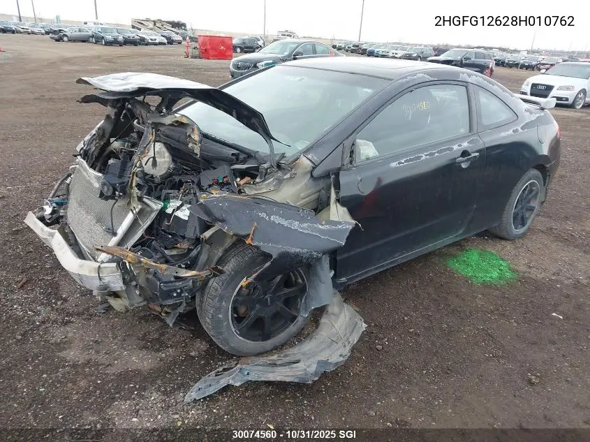 2HGFG12628H010762 2008 Honda Civic Lx