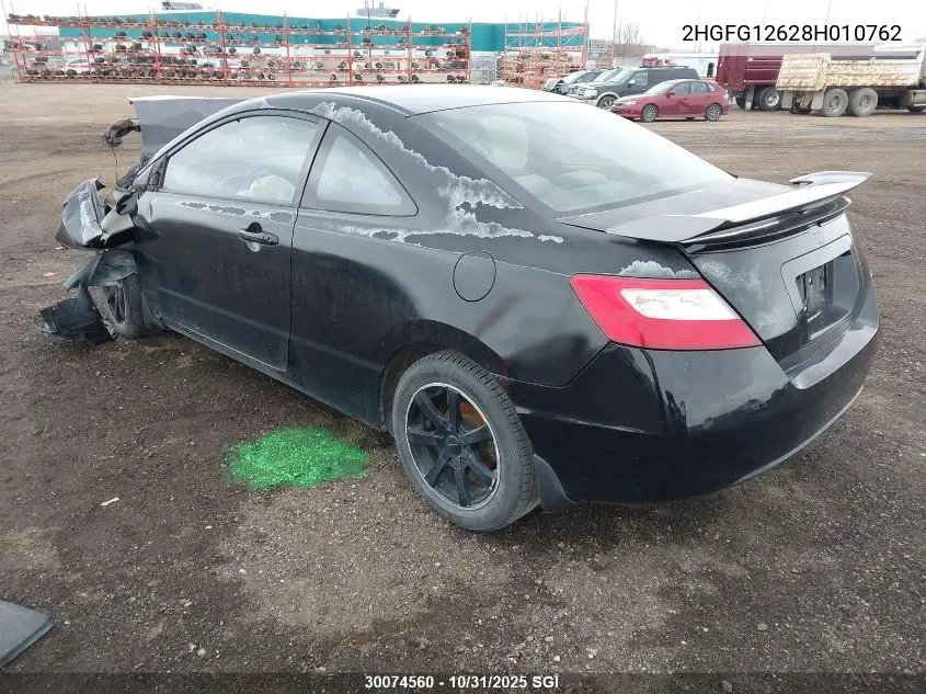 2HGFG12628H010762 2008 Honda Civic Lx