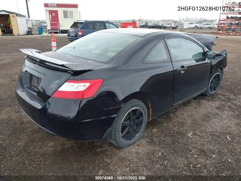 2HGFG12628H010762 2008 Honda Civic Lx