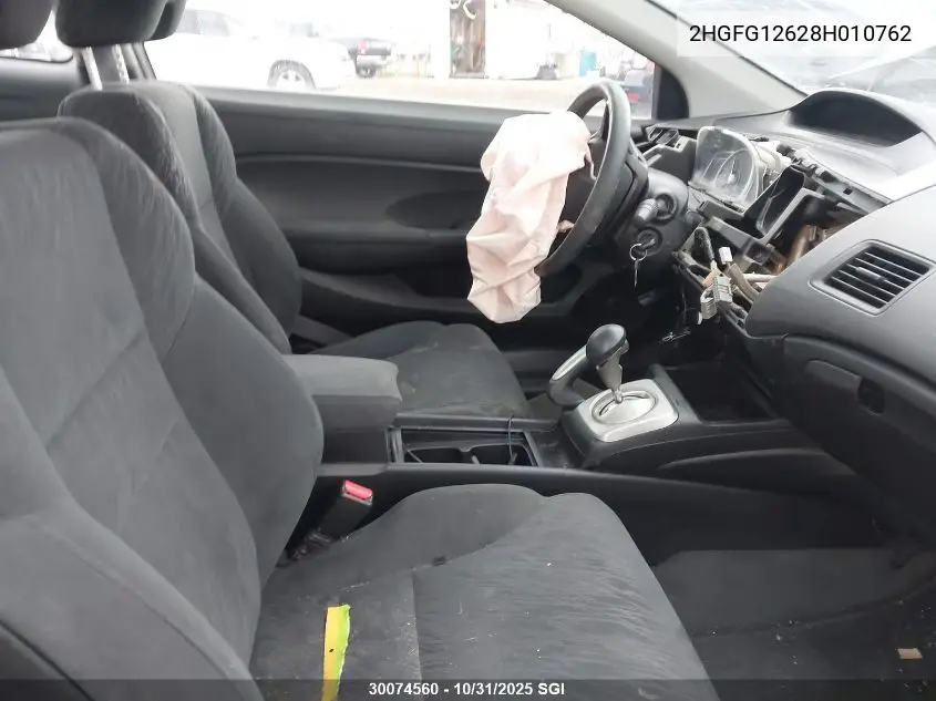 2HGFG12628H010762 2008 Honda Civic Lx