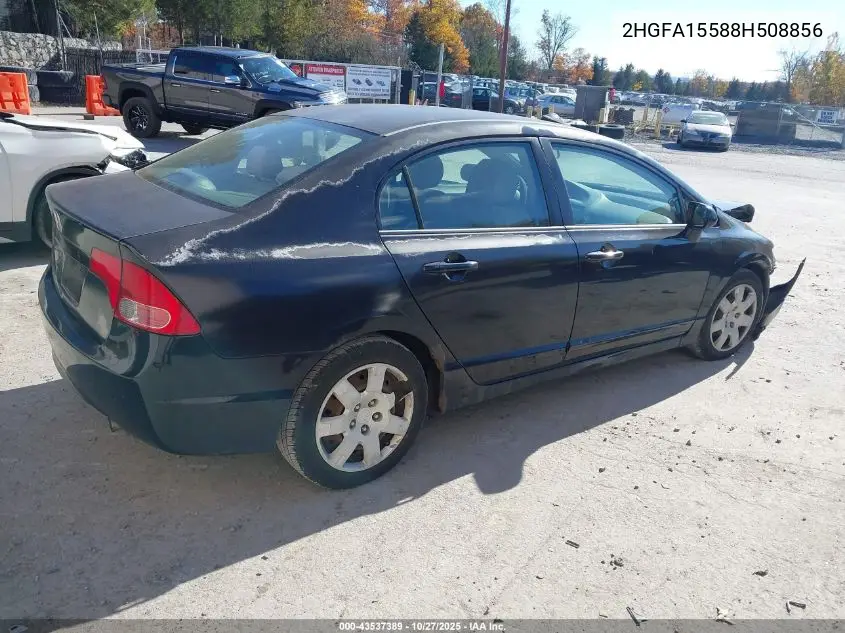 2HGFA15588H508856 2008 Honda Civic Lx