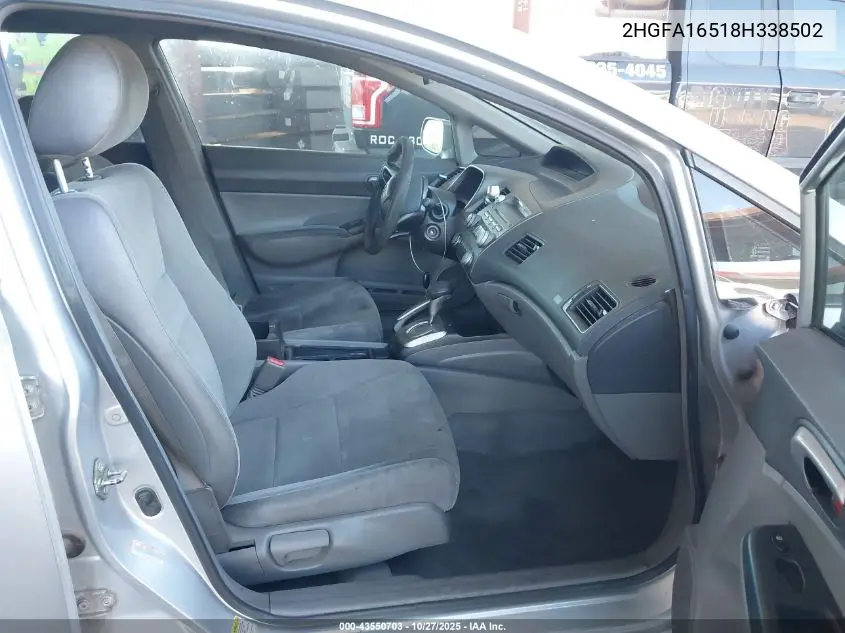 2HGFA16518H338502 2008 Honda Civic Lx
