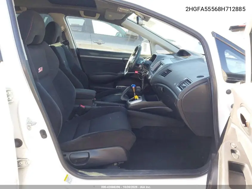 2HGFA55568H712885 2008 Honda Civic Si/Si Mugen