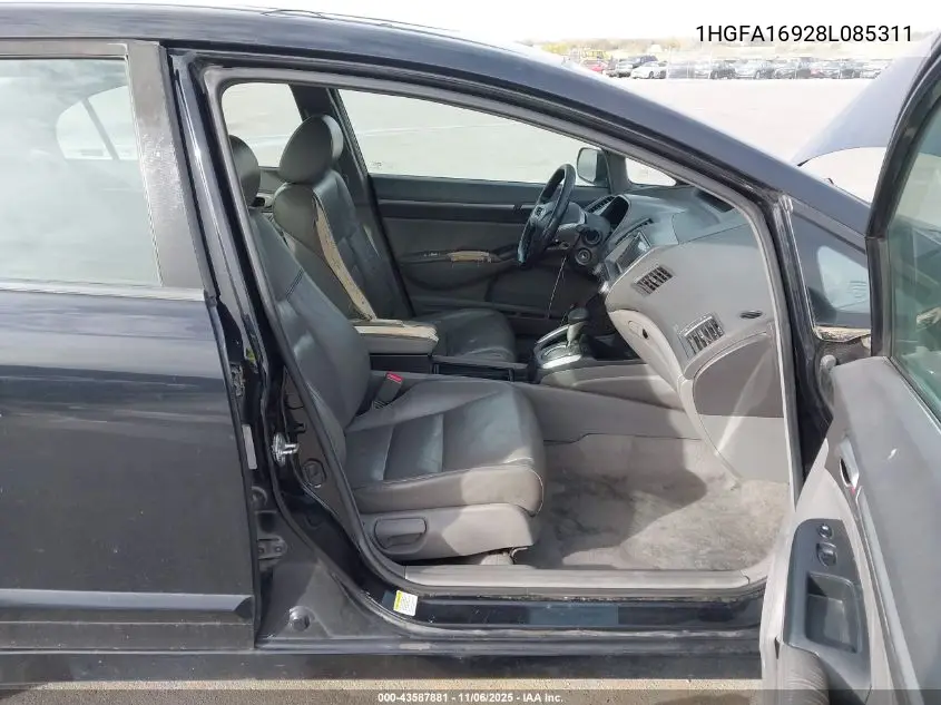 1HGFA16928L085311 2008 Honda Civic Ex-L