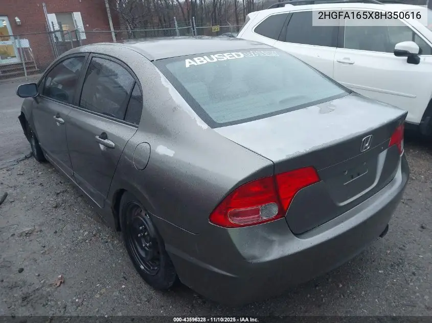 2HGFA165X8H350616 2008 Honda Civic Lx