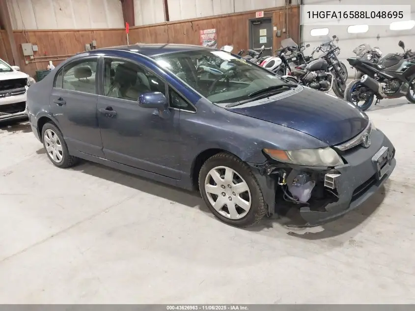 1HGFA16588L048695 2008 Honda Civic Lx