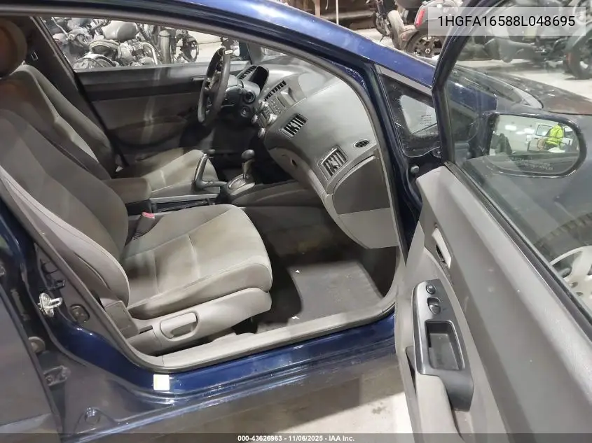 1HGFA16588L048695 2008 Honda Civic Lx